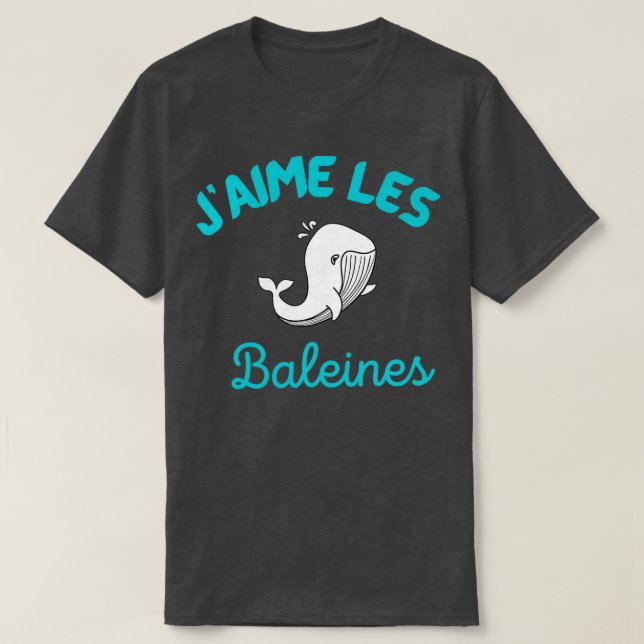 Camiseta Ballena t (Diseño del anverso)