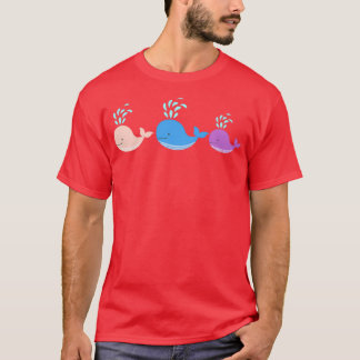 Camiseta Ballena tricolor