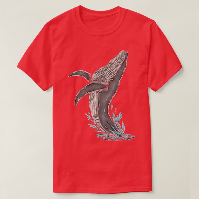Camiseta Ballena triste 8 (Diseño del anverso)