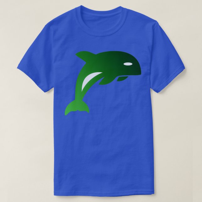 Camiseta Ballena verde (Diseño del anverso)