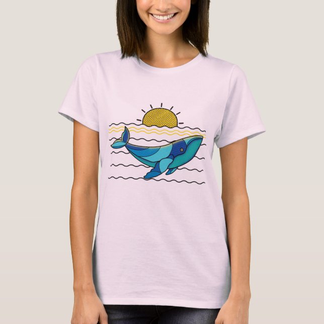Camiseta ballenas (Anverso)