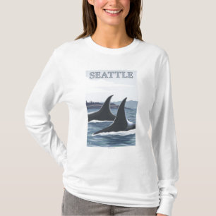 Camiseta Ballenas #1 - Seattle, Washington de la orca