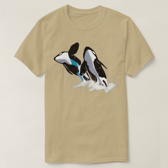 Camiseta Ballenas asesinas (Diseño del anverso)