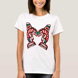 Camiseta Ballenas asesinas de la India Haida