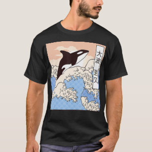 Camiseta Ballenas Asesinas Montando La Ola De Las Grandes O