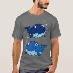 Camiseta Ballenas azules
