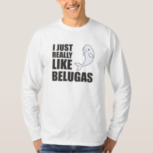 Camiseta Ballenas Beluga Cutan Animales Para Niños