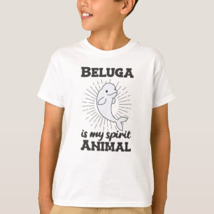 Camiseta Ballenas Beluga Cutan Animales Para Niños