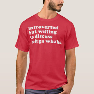 Camiseta Ballenas beluga divertidas hombres mujeres o niños