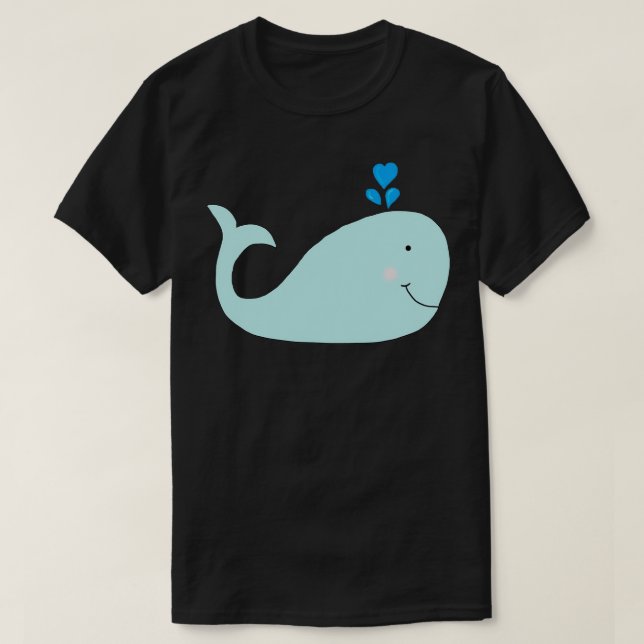 Camiseta Ballenas con amor (Diseño del anverso)