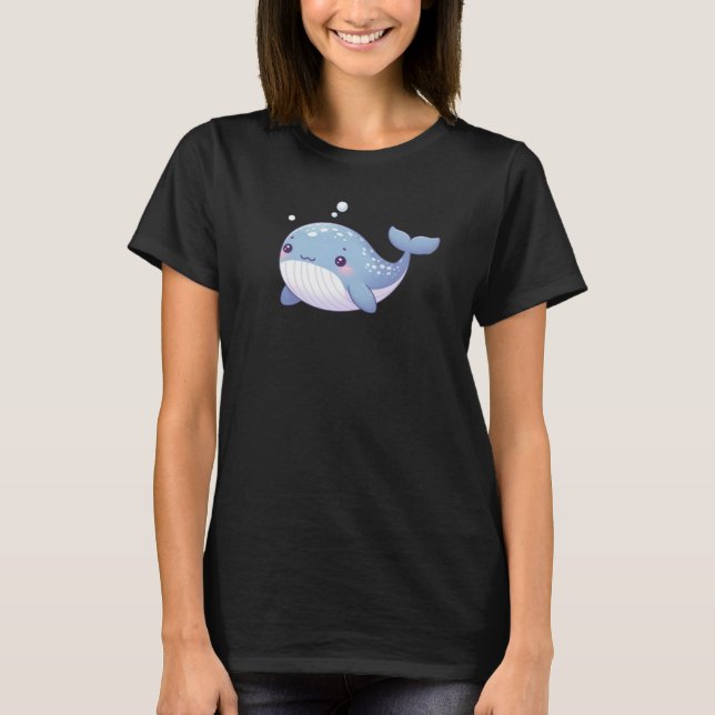 Camiseta Ballenas cutáneas, costeras y náuticas (Anverso)