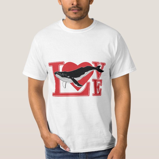 Camiseta Ballenas de amor (Anverso)