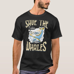 Camiseta Ballenas de ballena azul Cifras de Anima derecha