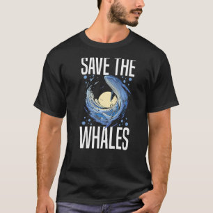 Camiseta Ballenas de ballena azul Cifras de Anima derecha