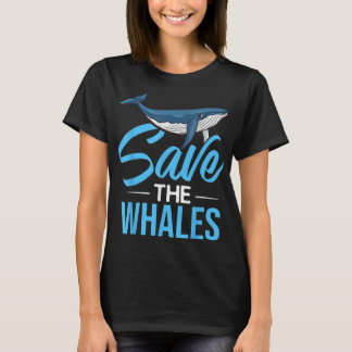 Camiseta Ballenas de ballena azul Cifras de Anima derecha