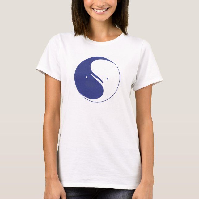 Camiseta Ballenas de Yin Yang (Anverso)