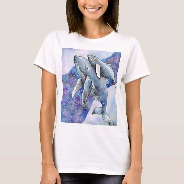 Camiseta Ballenas en el río Star (Anverso)