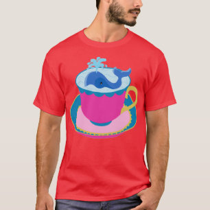Camiseta Ballenas en una taza de té