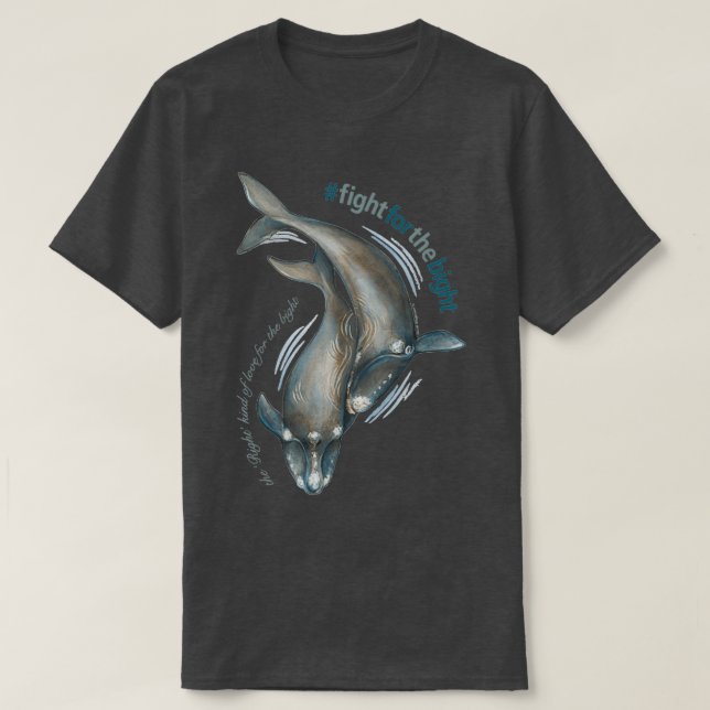 Camiseta Ballenas francas del sur 1 (Diseño del anverso)