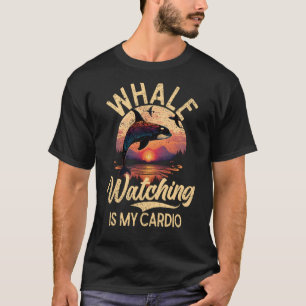 Camiseta Ballenas observan delfín ballena diciendo ballena 