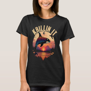 Camiseta Ballenas Observan Delfín Pottwhal Diciendo Orca B