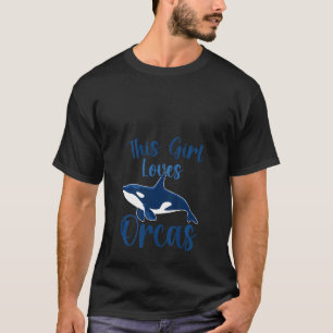 Camiseta Ballenas Orca Este Chica Ama El Cañón Orcas