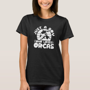 Camiseta Ballenas Orca Un Niño Que Ama Las Orcas