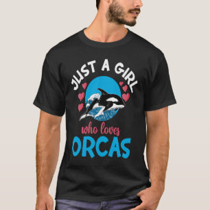 Camiseta Ballenas Un Chica Que Ama El Océano Orca