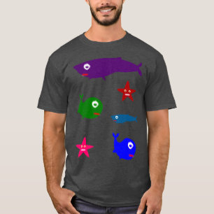 Camiseta Ballenas y estrellas