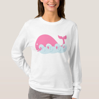 Camiseta Ballenas y olas