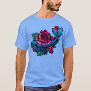 Camiseta Ballenas y Rosas