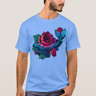 Camiseta Ballenas y Rosas