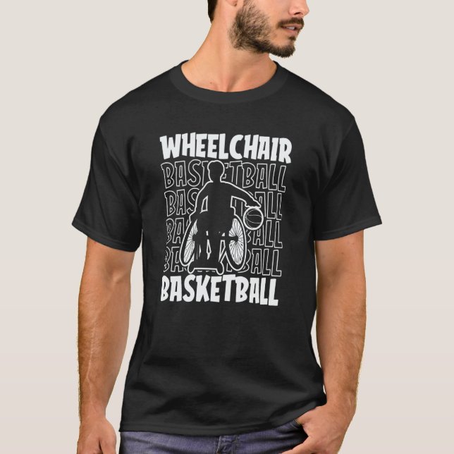 Camiseta Baller Cool Bball  Streetball Hooping Wheelchair B (Anverso)