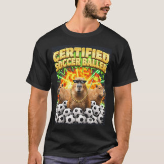 Camiseta Baller de Fútbol Certificado Meme Irónico Genial