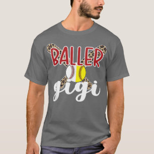 Camiseta Baller Gigi Orgullosa Bola de béisbol Gigi Abuela 