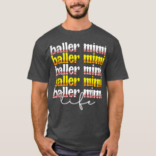 Camiseta Baller Mimi Life Softbol Béisbol Mimi Grandma T-