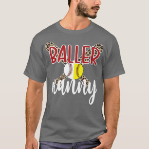 Camiseta Baller Nanny Orgullosa Abuela De Béisbol