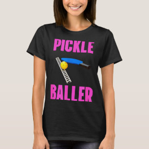 Camiseta Baller,regalos divertidos de pickle ball,pala de p