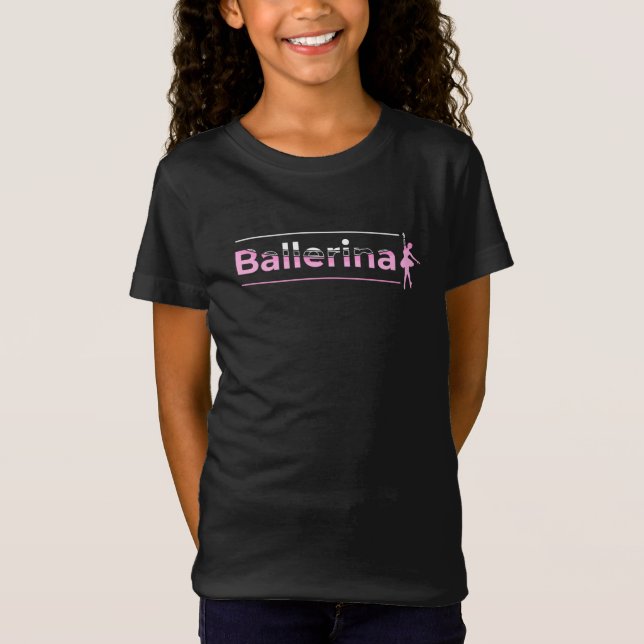 Camiseta Ballerina - Arco de bailarina de ballet Arte Minim (Anverso)