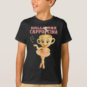Camiseta Ballerina Cappuccina Italiana Brainrot Meme Kids G