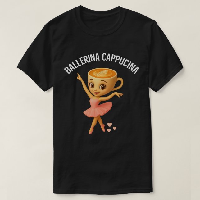 Camiseta Ballerina Cappucina (Diseño del anverso)