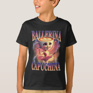 Camiseta Ballerina Capuchina Funny Italiano Brainrot Meme H