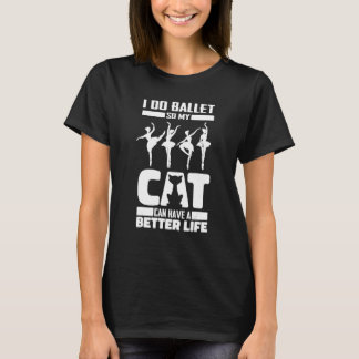 Camiseta Ballerina Cat Dancer - Dance Ballet