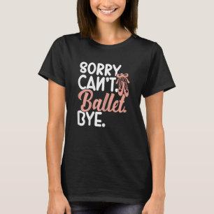 Camiseta Ballerina Chica Ballet Barre Ballet Bailarina Poin