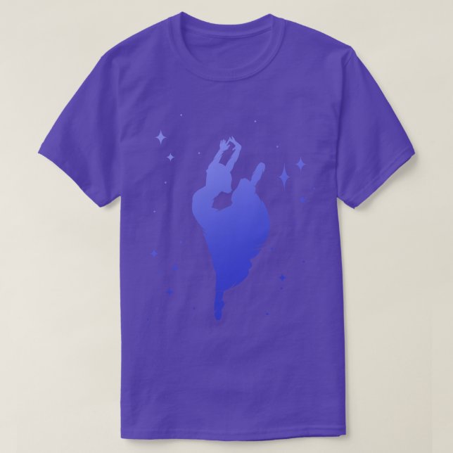 Camiseta Ballerina Dance Dance Dancer Silhouette (Diseño del anverso)