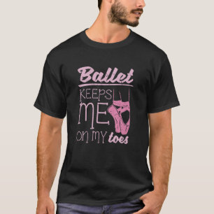Camiseta Ballerina En Pointe Sholet Ballet Bailando Chicas
