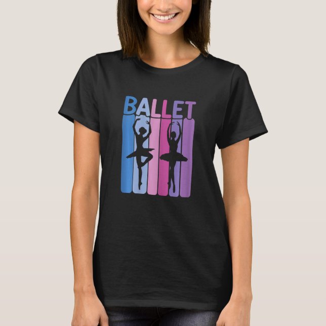 Camiseta Ballerina Girl Ballet Barre Ballet Dancer Pointe S (Anverso)