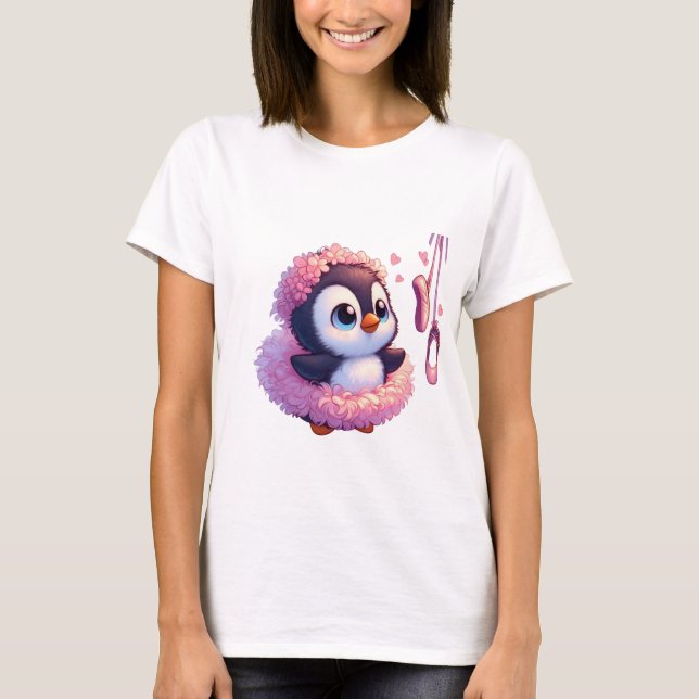 Camiseta Ballerina Penguin Dreams (Anverso)