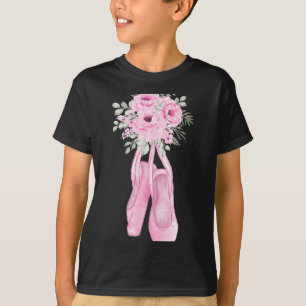 Camiseta Ballerina Pointe Shoes Fllet Ballet Bailarina Spri