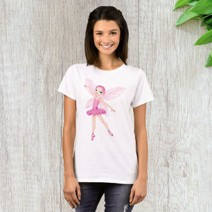 Camiseta Ballerina Rosa Elegante Para Los Amantes Del Baile